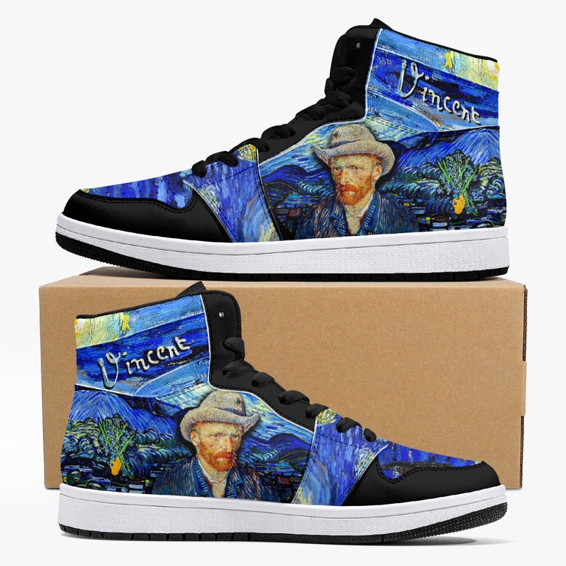 Van Gogh Self Portrait JD1 High Top Shoes 