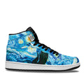 Van Gogh Starry Night J1 Shoes Custom- gearwanta.com