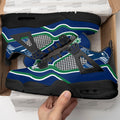 Vancouver Canucks Aj4 Sneakers Custom Shoes-Gear Wanta