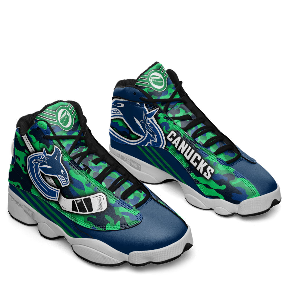 Vancouver Canucks J13 Sneakers Custom Shoes-Gear Wanta