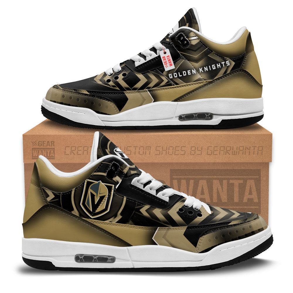 Vegas Golden Knights J3 Sneakers Custom Shoes-Gear Wanta