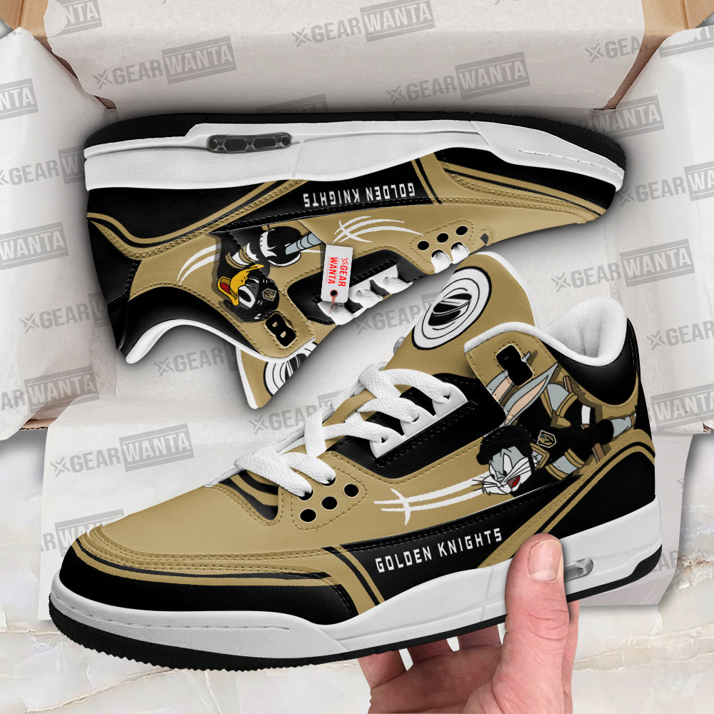 Vegas Golden Knights J3 Sneakers Custom Shoes-Gear Wanta