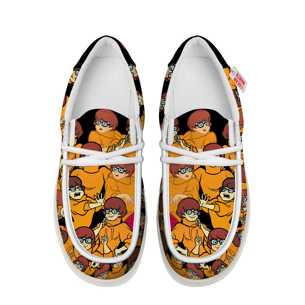 Velma Dinkley Scooby Doo Canvas Loafer Shoes Vanlentine's Gifts Idea-gearwanta.com