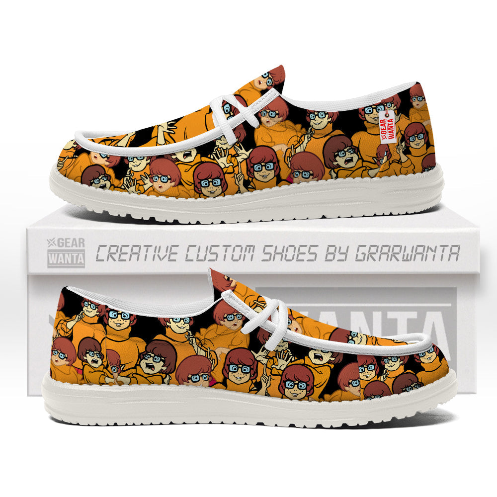 Velma Dinkley Scooby Doo Canvas Loafer Shoes Vanlentine's Gifts Idea-gearwanta.com