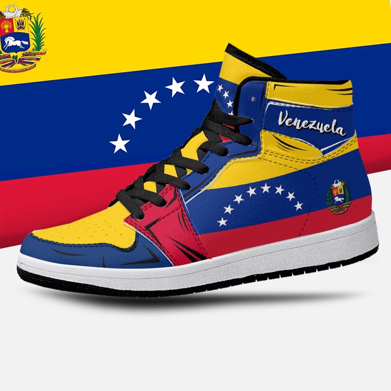 Venezuela Flag JD1 High Top Shoes 