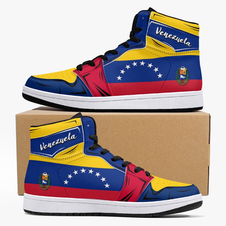 Venezuela Flag JD1 High Top Shoes 