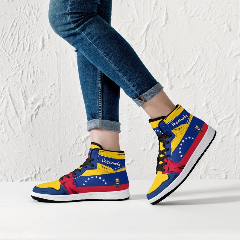 Venezuela Flag JD1 High Top Shoes 