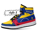 Venezuela Flag JD1 High Top Shoes 