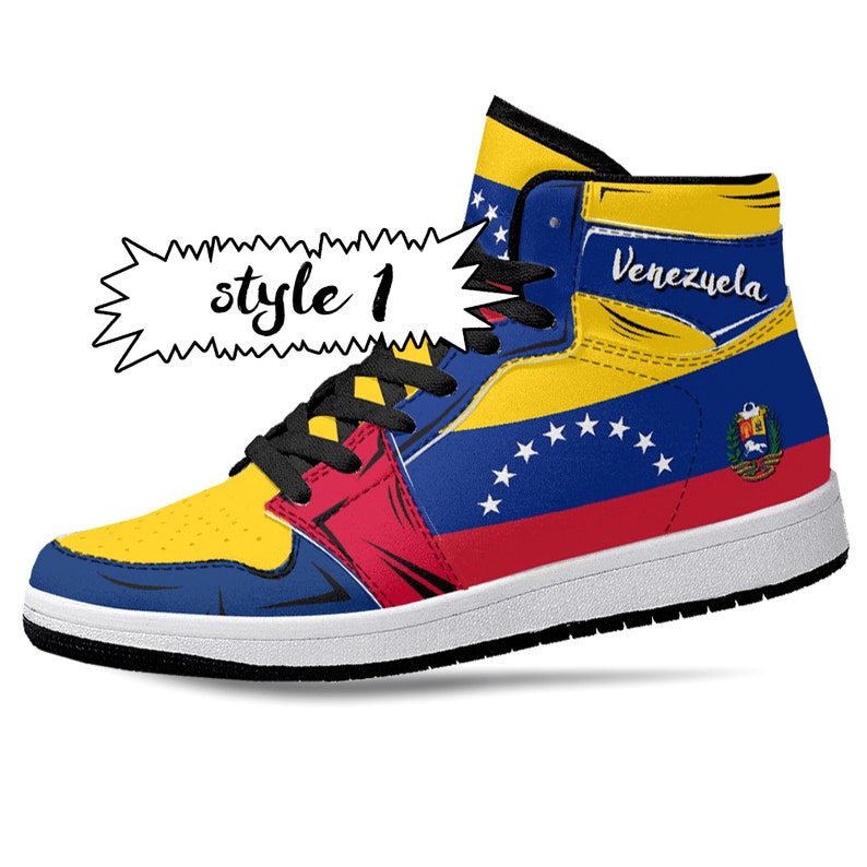 Venezuela Flag JD1 High Top Shoes 