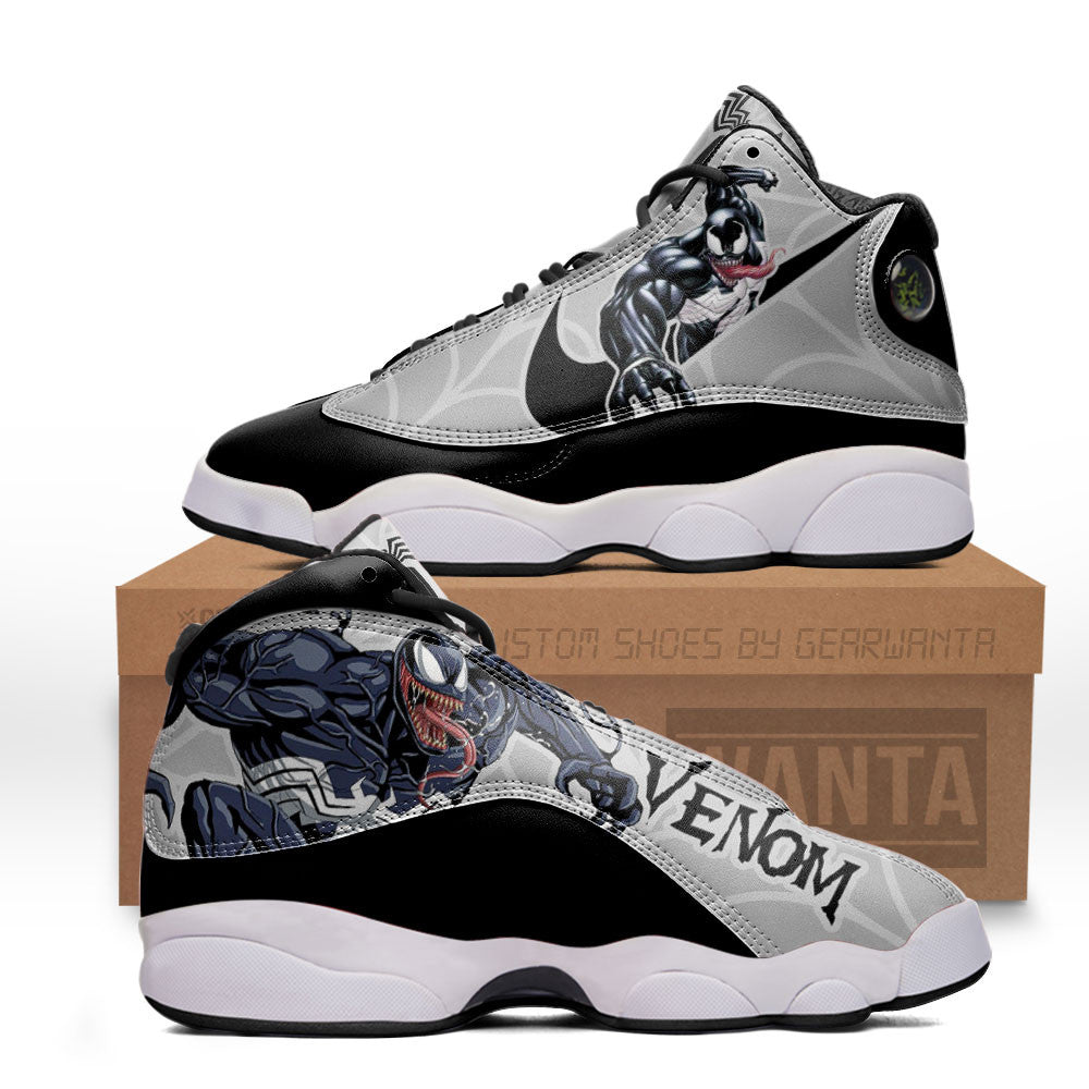 Venom J13 Sneakers Super Heroes Custom Shoes-Gear Wanta