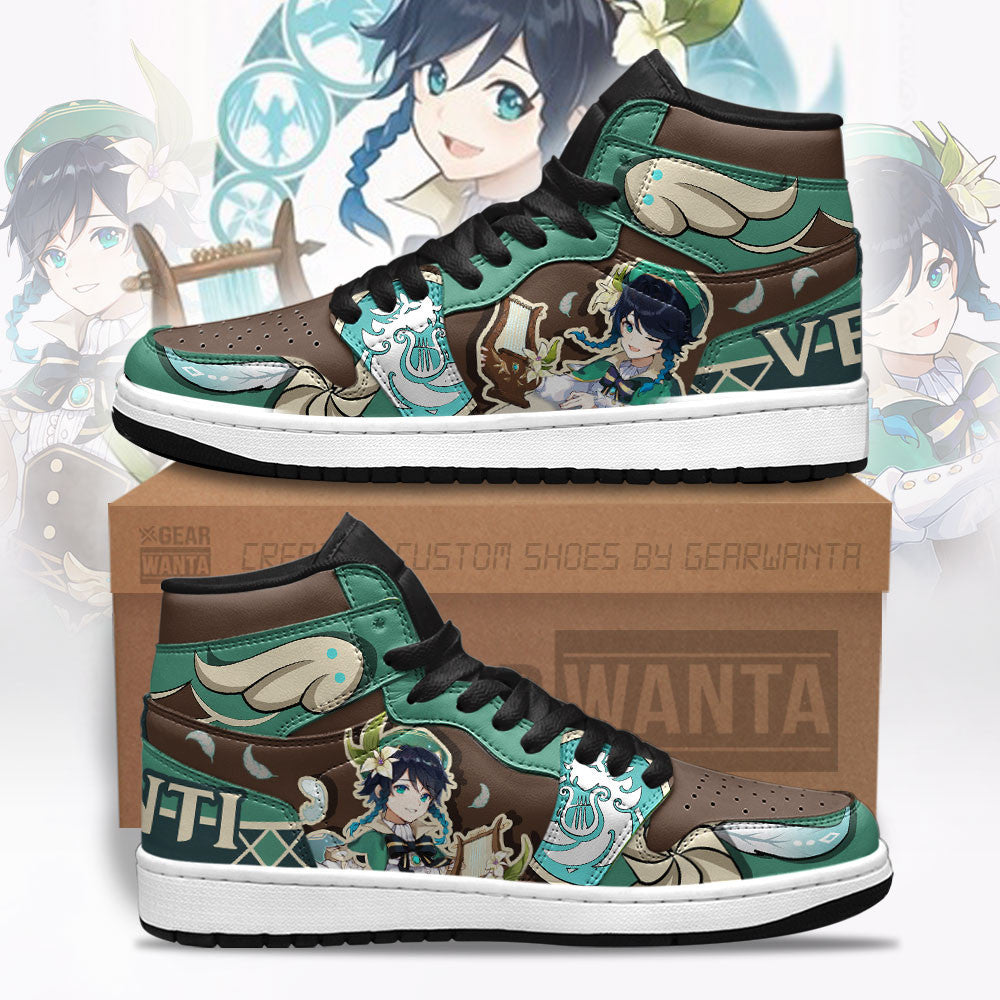 Venti Genshin Shoes Custom For Fans Sneakers TT19-Gear Wanta