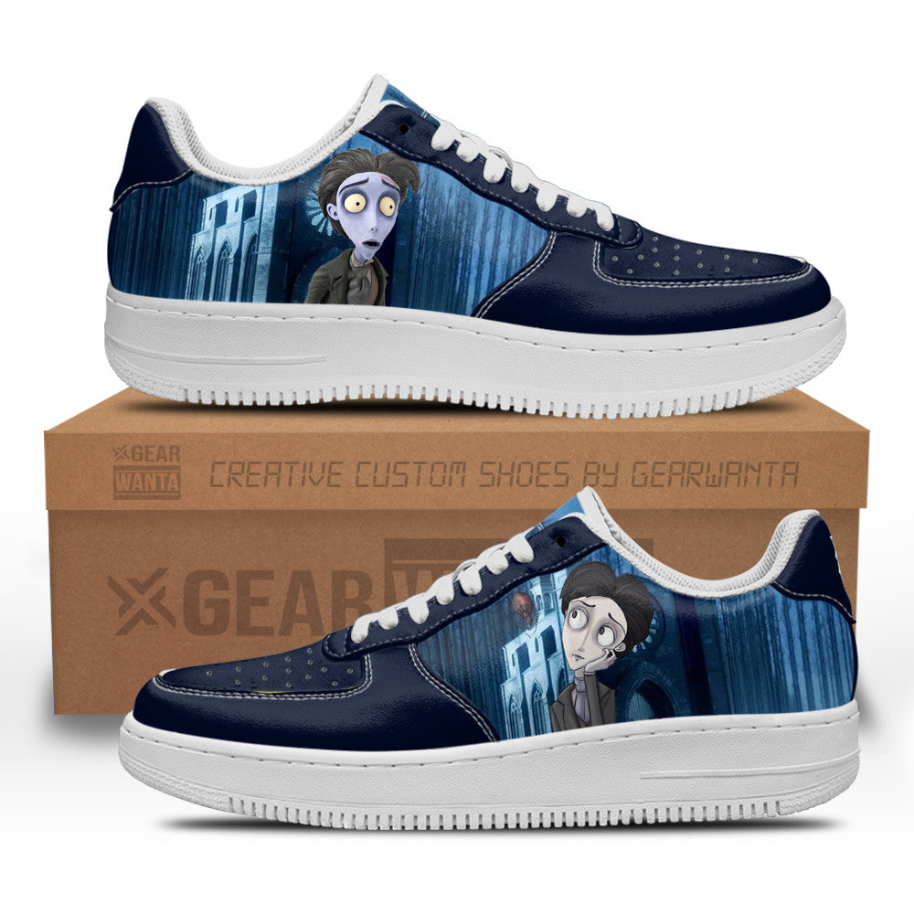 Victor Van Dort The Corpse Bride Custom Air Sneakers QD24-Gear Wanta