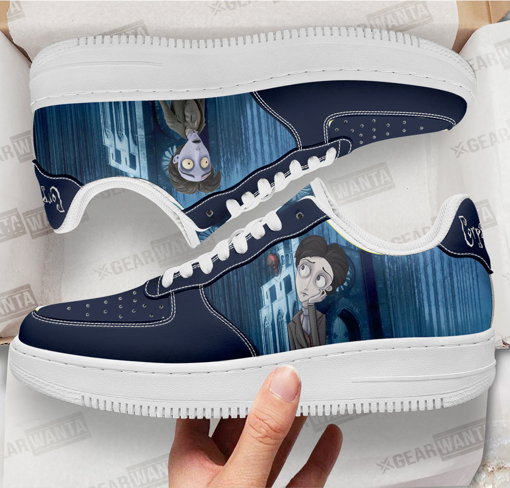 Victor Van Dort The Corpse Bride Custom Air Sneakers QD24-Gear Wanta