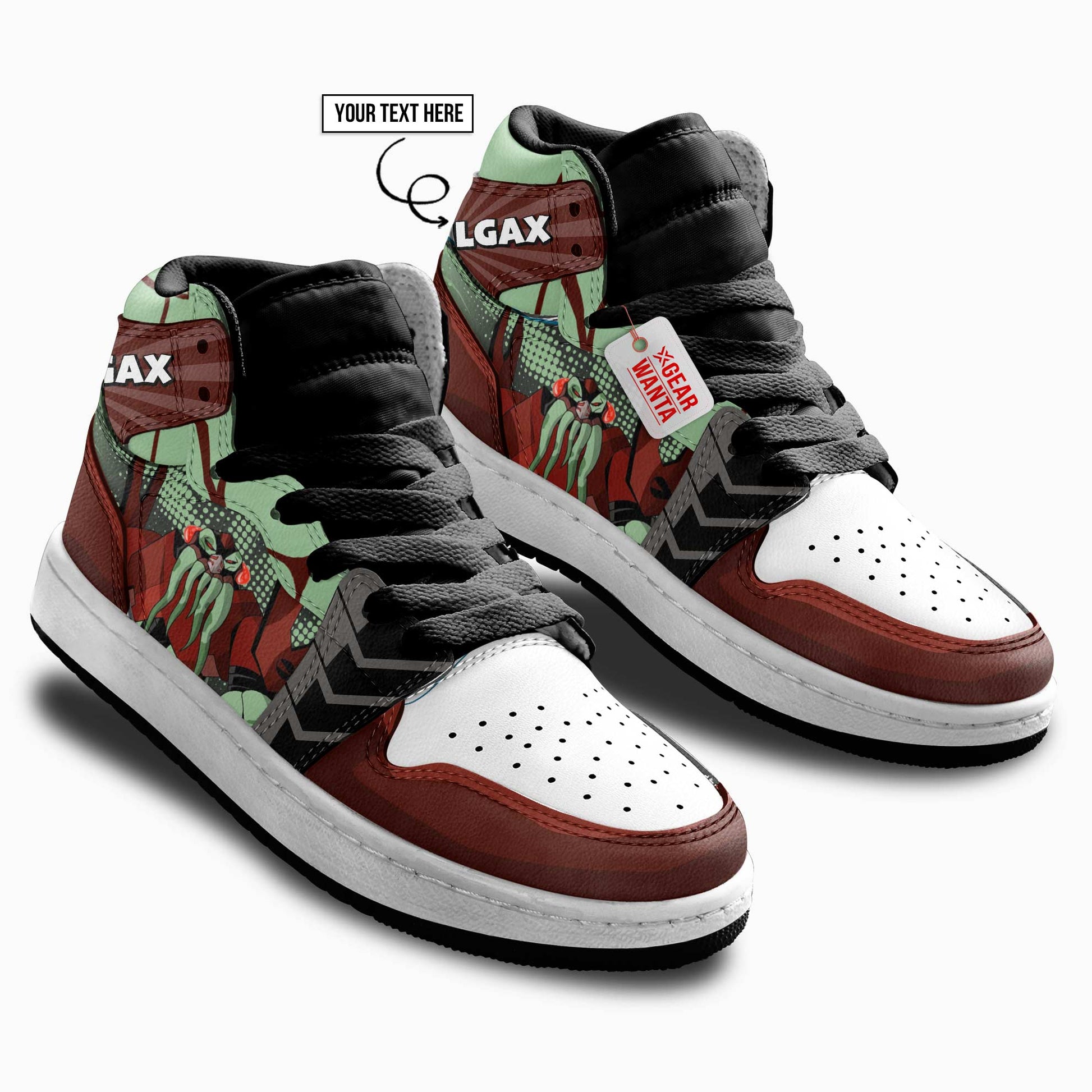 Vilgax Kid J1s Sneakers Cartoon Collection - Gearwanta.com