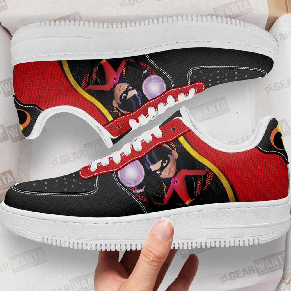 Violet Parr Air Sneakers Custom Incredible Family Cartoon Shoes-Gear Wanta