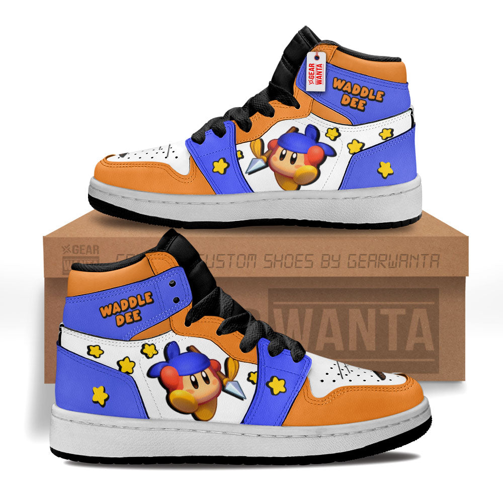 Waddle Dee Kirby Kid Sneakers Custom For Kids-Gear Wanta