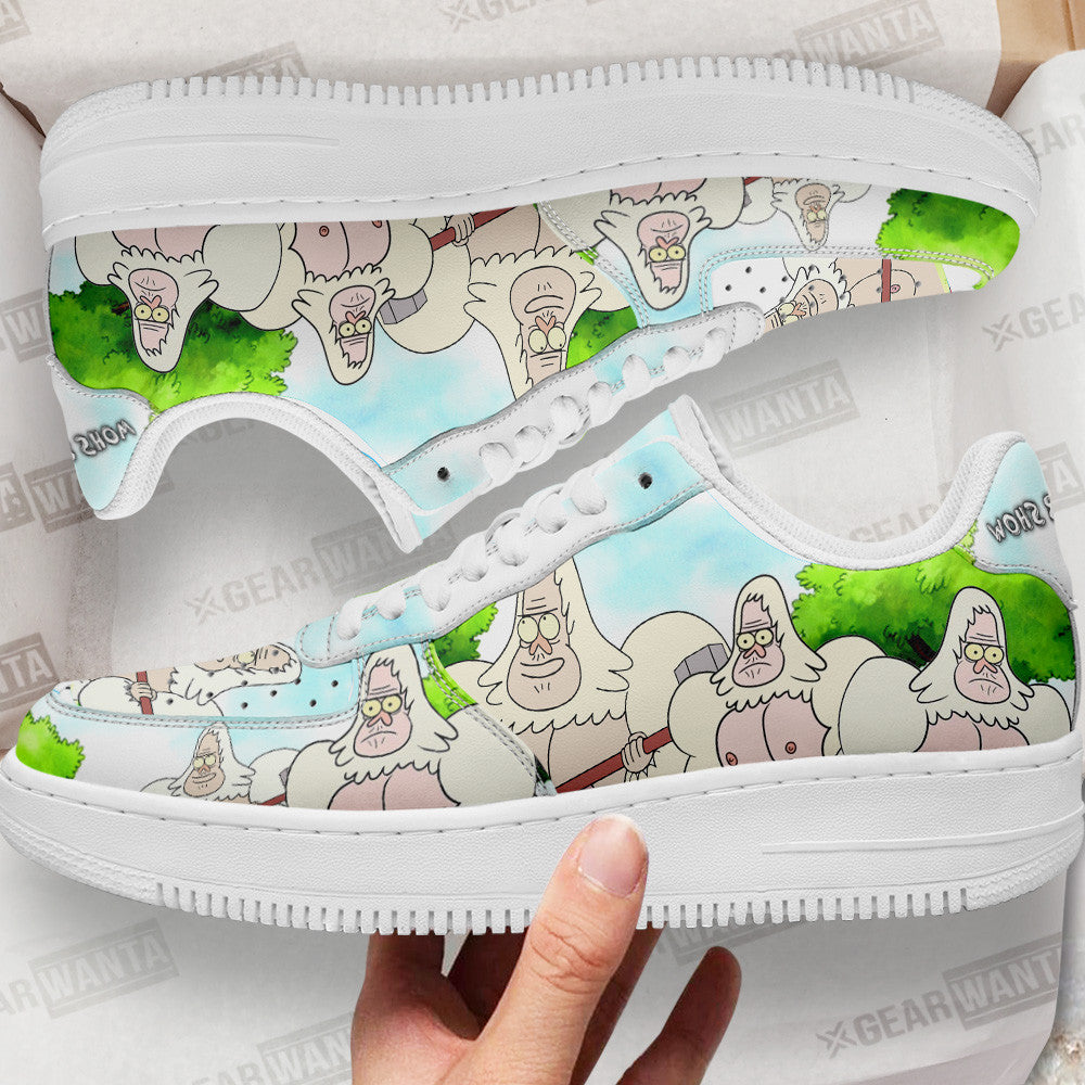 Walks Skips Air Sneakers Custom Regular Show Shoes-Gear Wanta