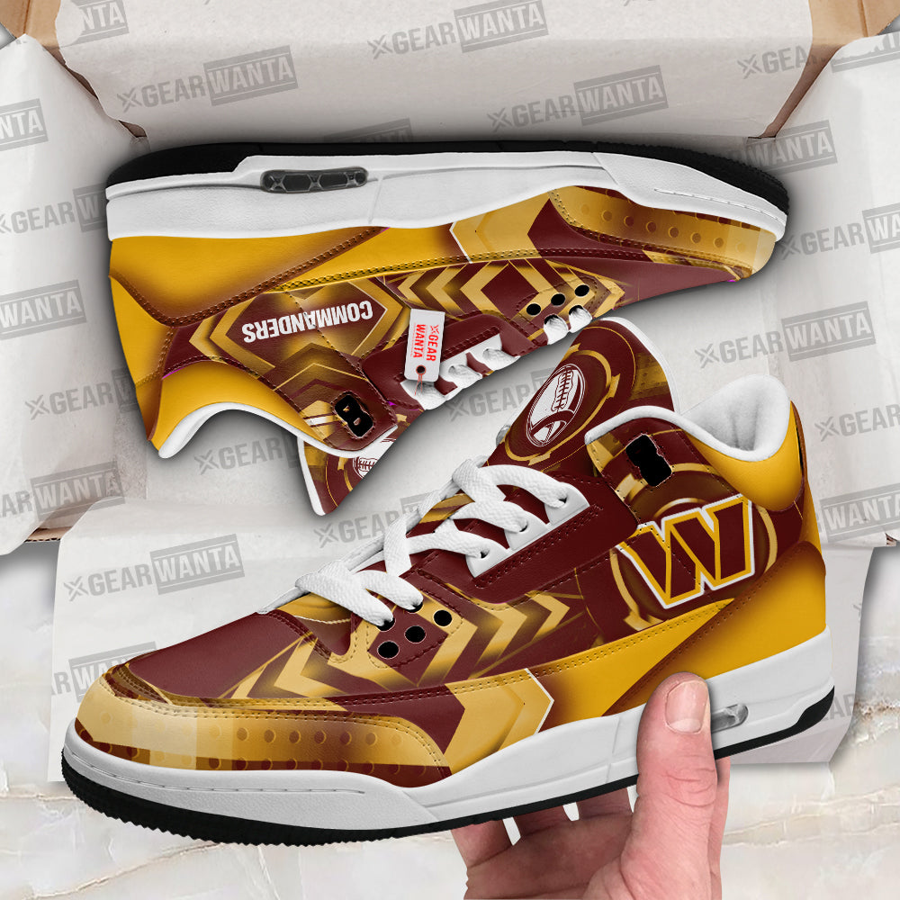 Washington Commanders J3 Sneakers Custom Shoes-Gear Wanta