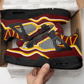 Washington Commanders Aj4 Sneakers Custom Shoes-Gear Wanta