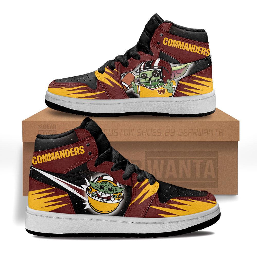 Washington Commandersx Kid Sneakers Custom For Kids-Gear Wanta