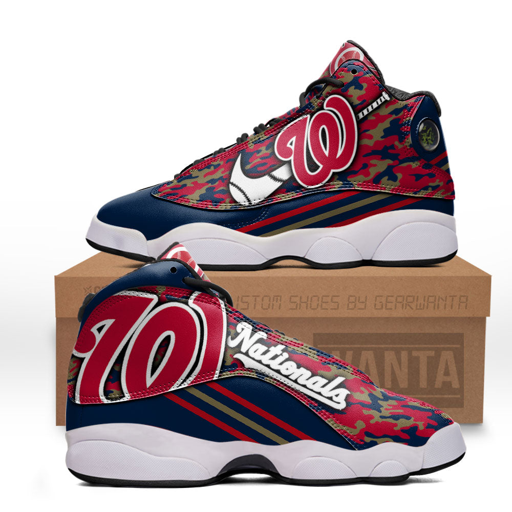 Washington Nationals J13 Sneakers Custom Shoes-Gear Wanta