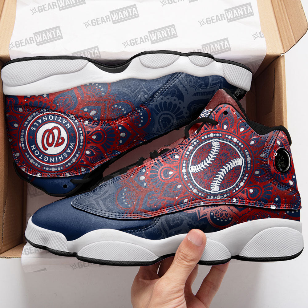 Washington Nationals J13 Sneakers Custom Shoes-Gear Wanta