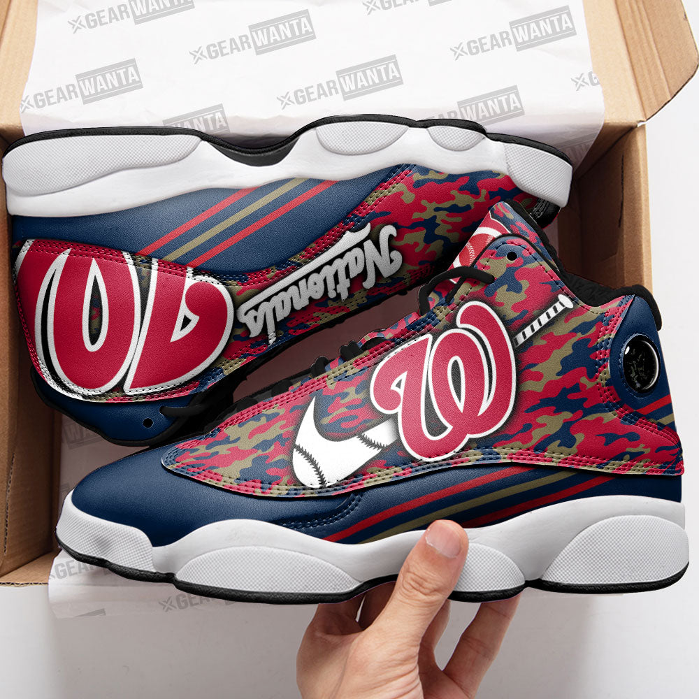 Washington Nationals J13 Sneakers Custom Shoes-Gear Wanta