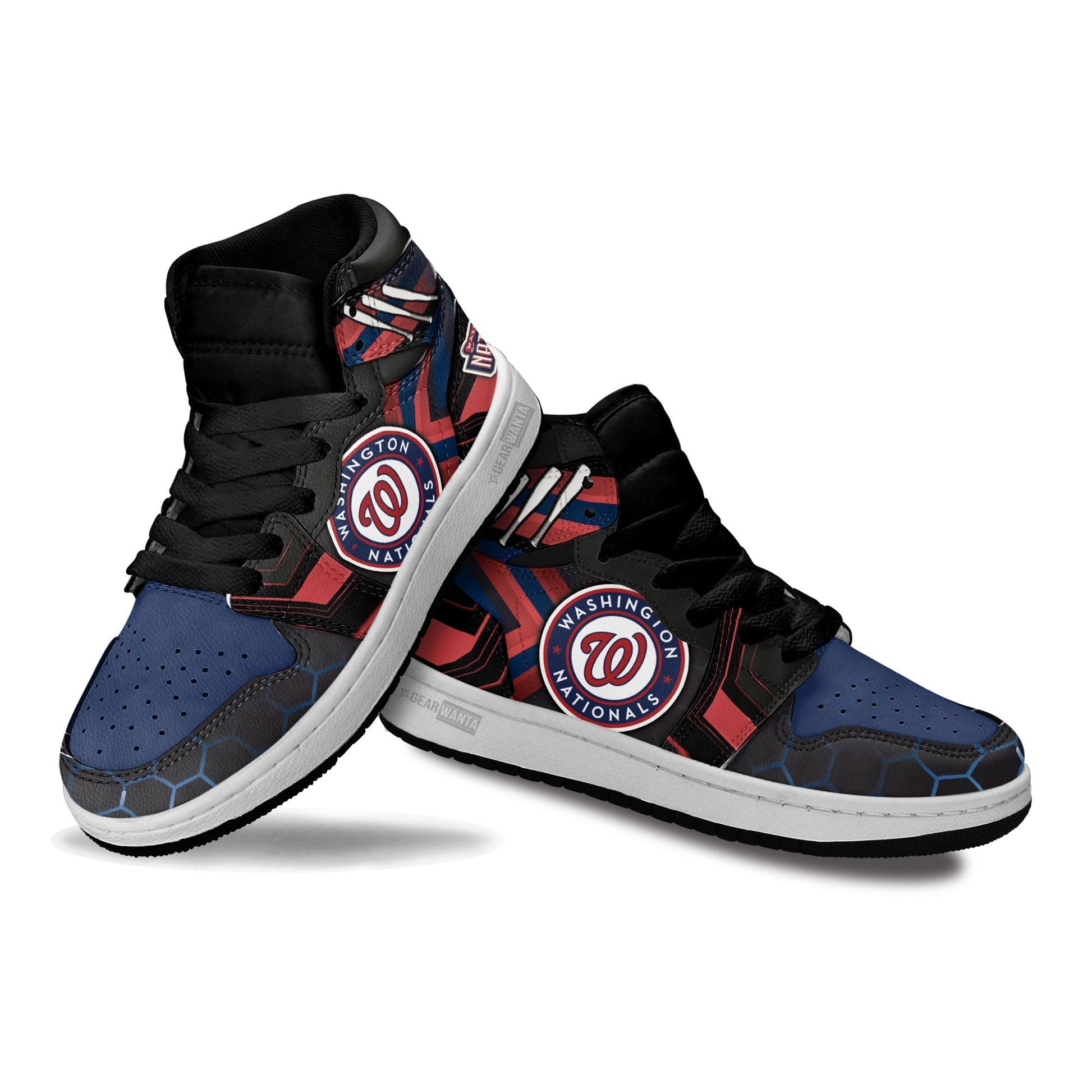 Washington Nationals Kid Sneakers Custom-Gear Wanta