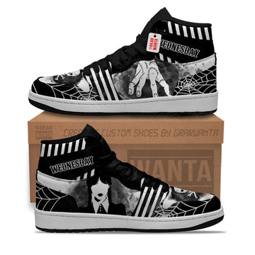 Wednesday Addams J1 Shoes Personalized Collection- gearwanta.com