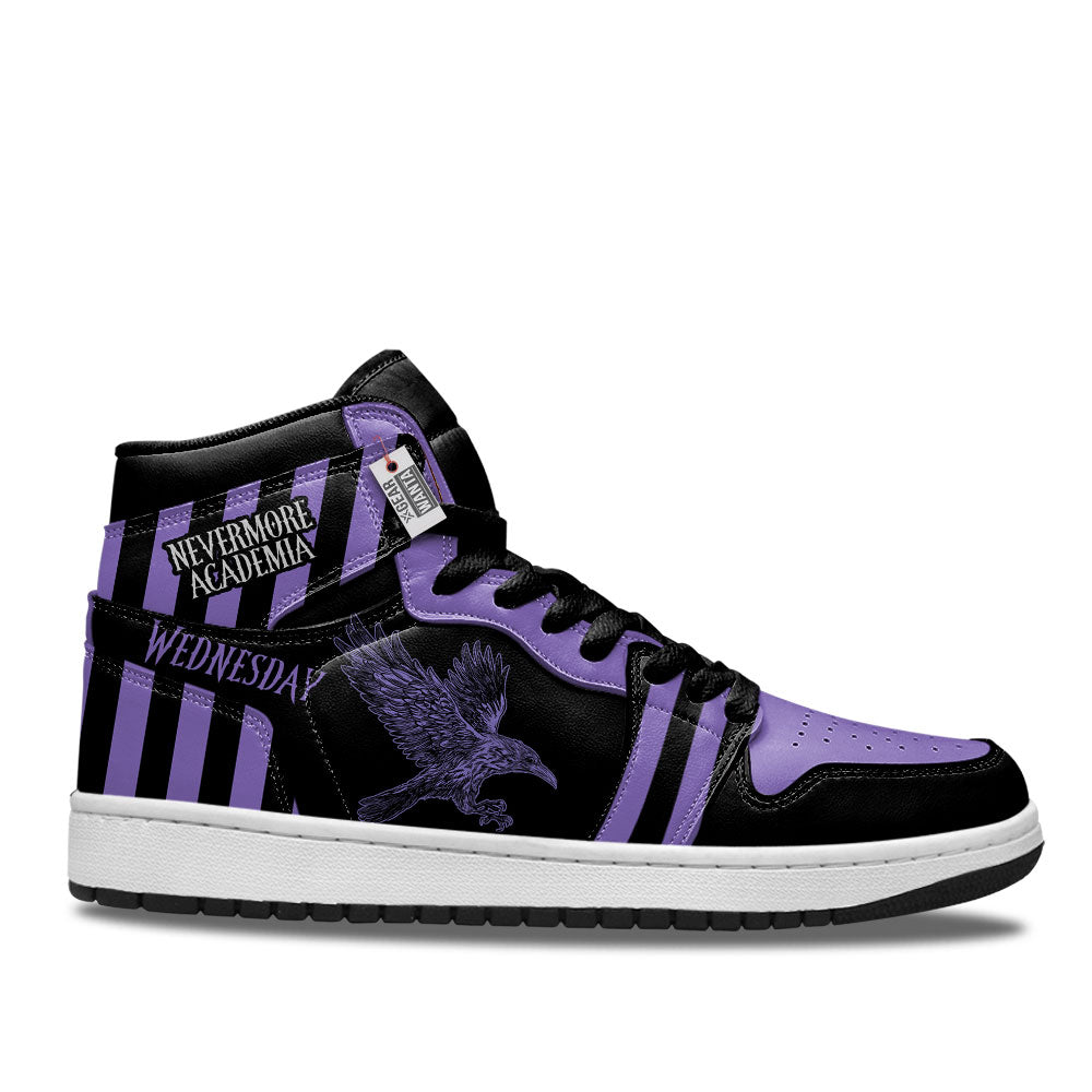 Wednesday Nevermore Academy J1 Shoes Custom- gearwanta.com