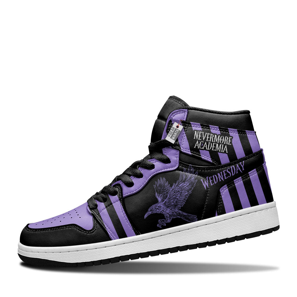 Wednesday Nevermore Academy J1 Shoes Custom- gearwanta.com