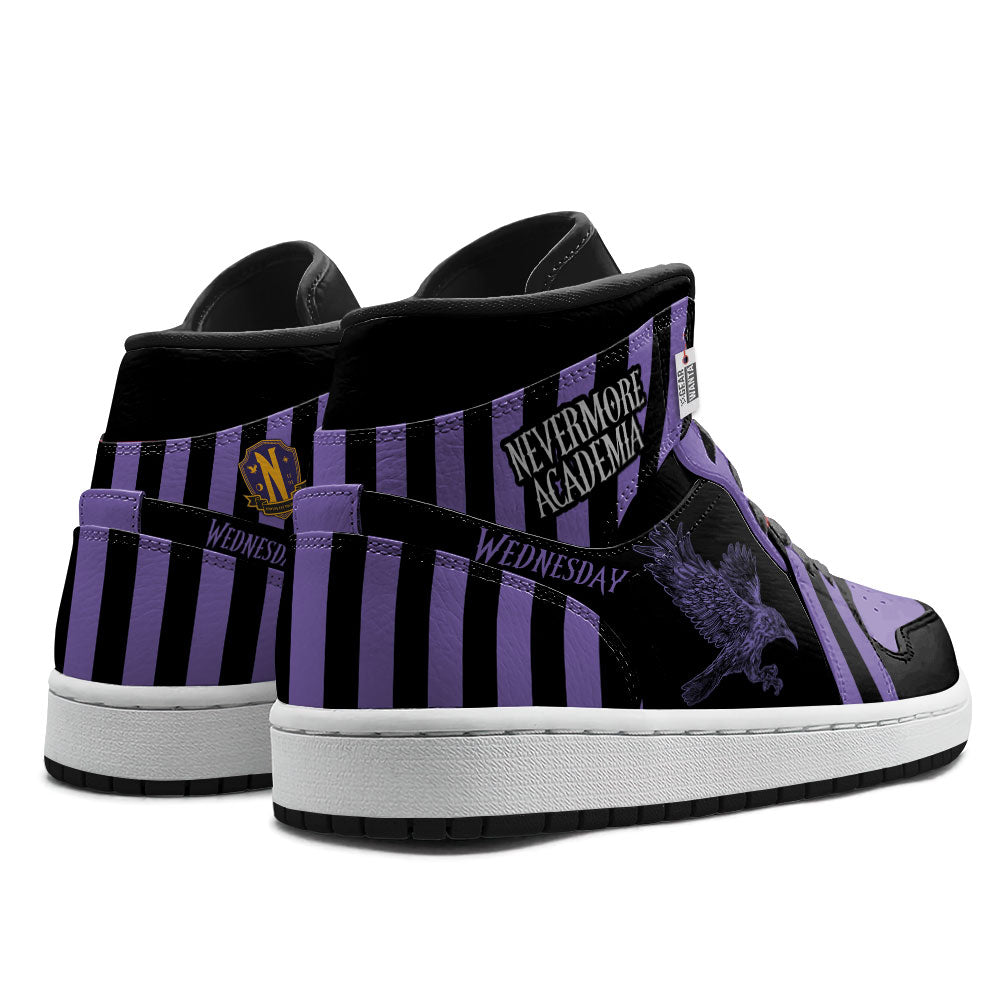 Wednesday Nevermore Academy J1 Shoes Custom- gearwanta.com