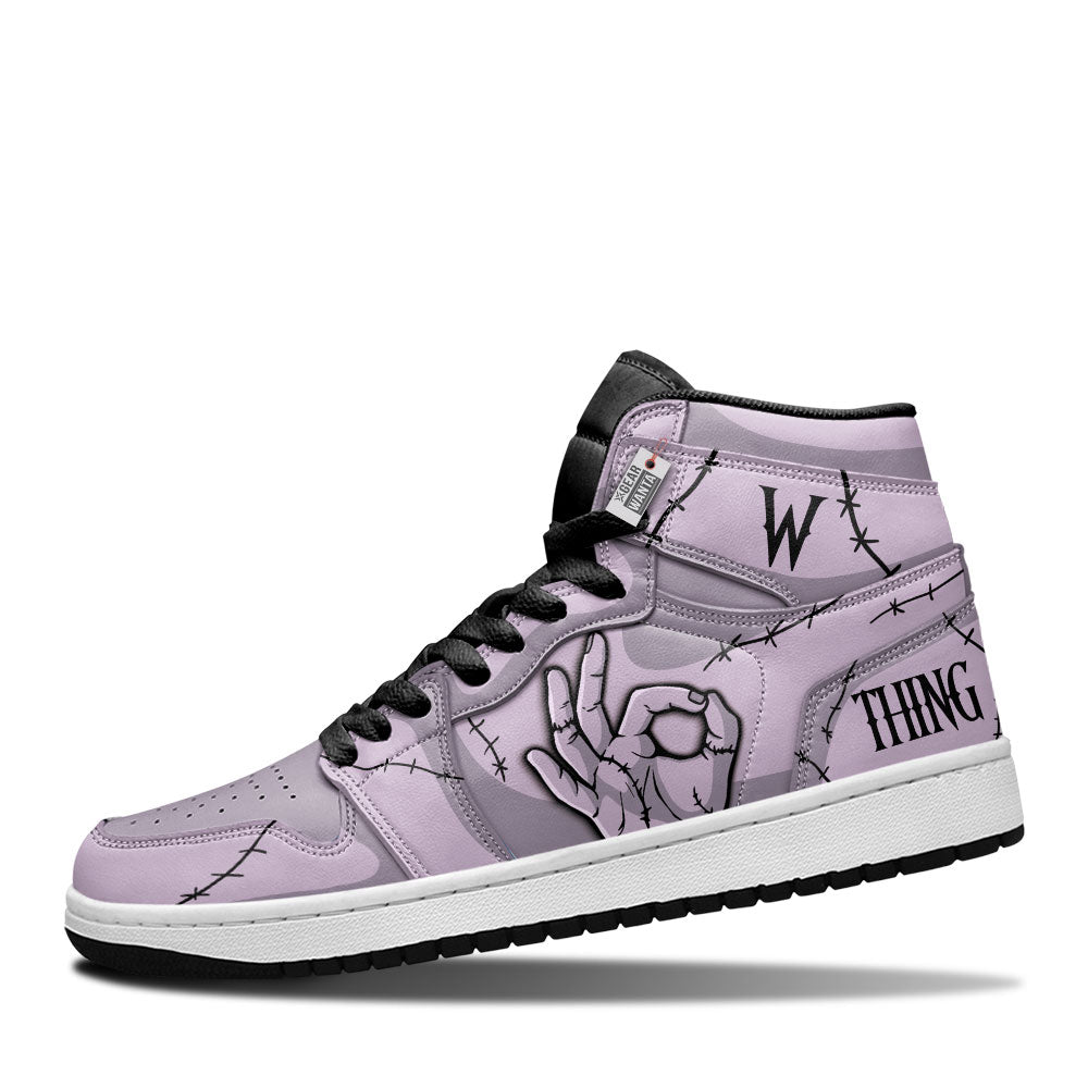 Wednesday Thing Hand J1 Shoes Custom- gearwanta.com