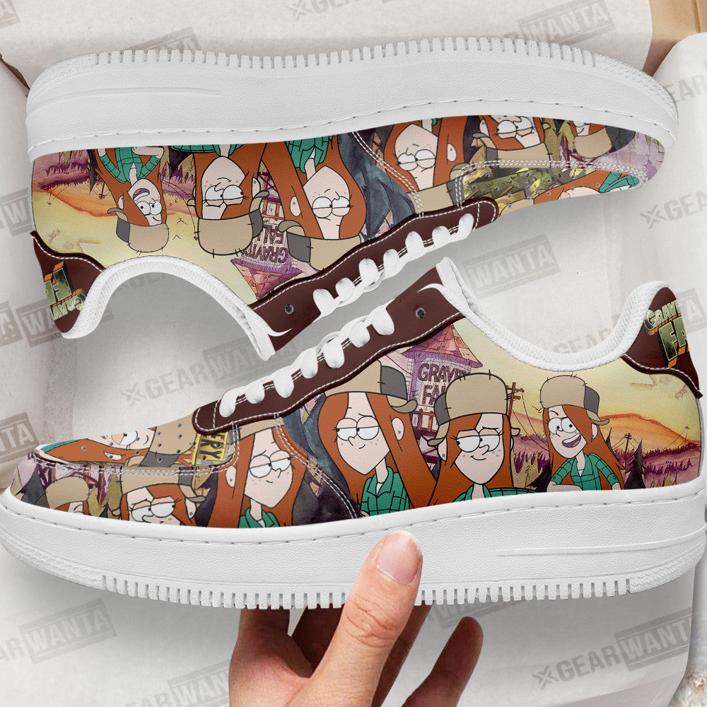 Wendy Gravity Falls Air Sneakers Custom Cartoon Shoes-Gear Wanta