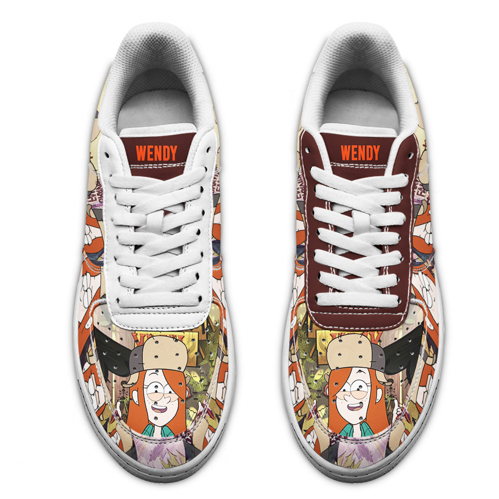 Wendy Gravity Falls Air Sneakers Custom Cartoon Shoes-Gear Wanta