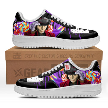 Willy Wonka Custom Air Sneakers PT21-Gear Wanta