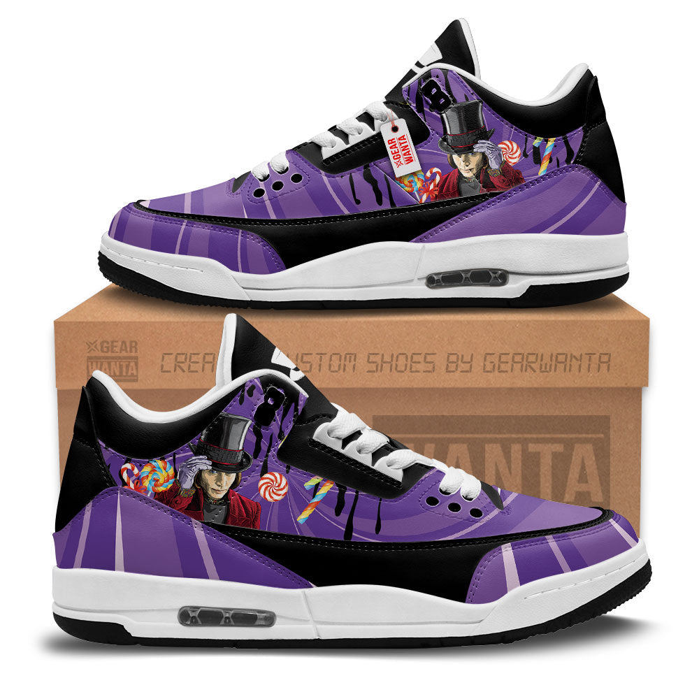 Willy Wonka J3 Sneakers Custom Shoes-Gear Wanta
