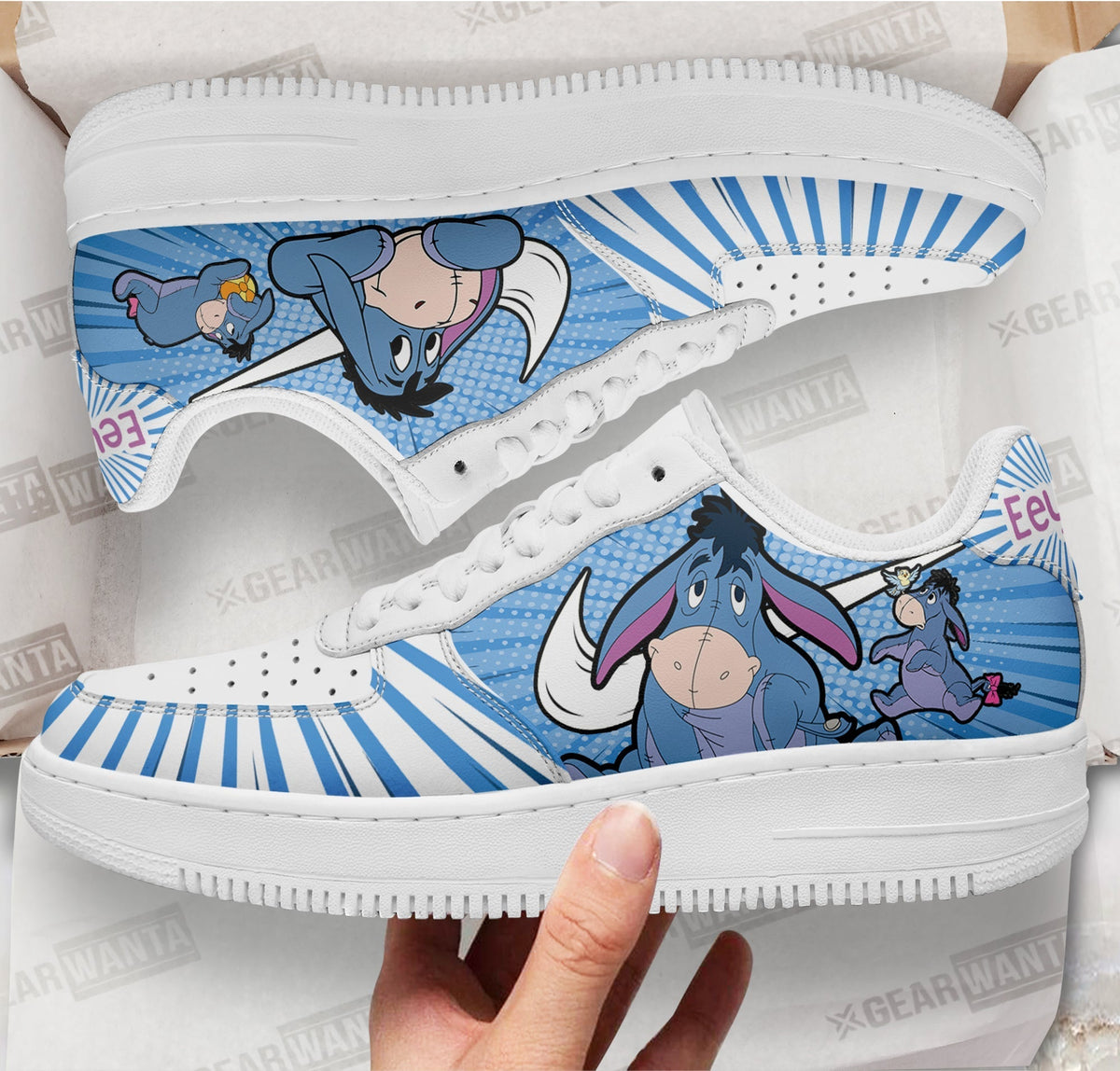 Winnie The Pooh Eeyore Air Sneakers Custom-Gear Wanta