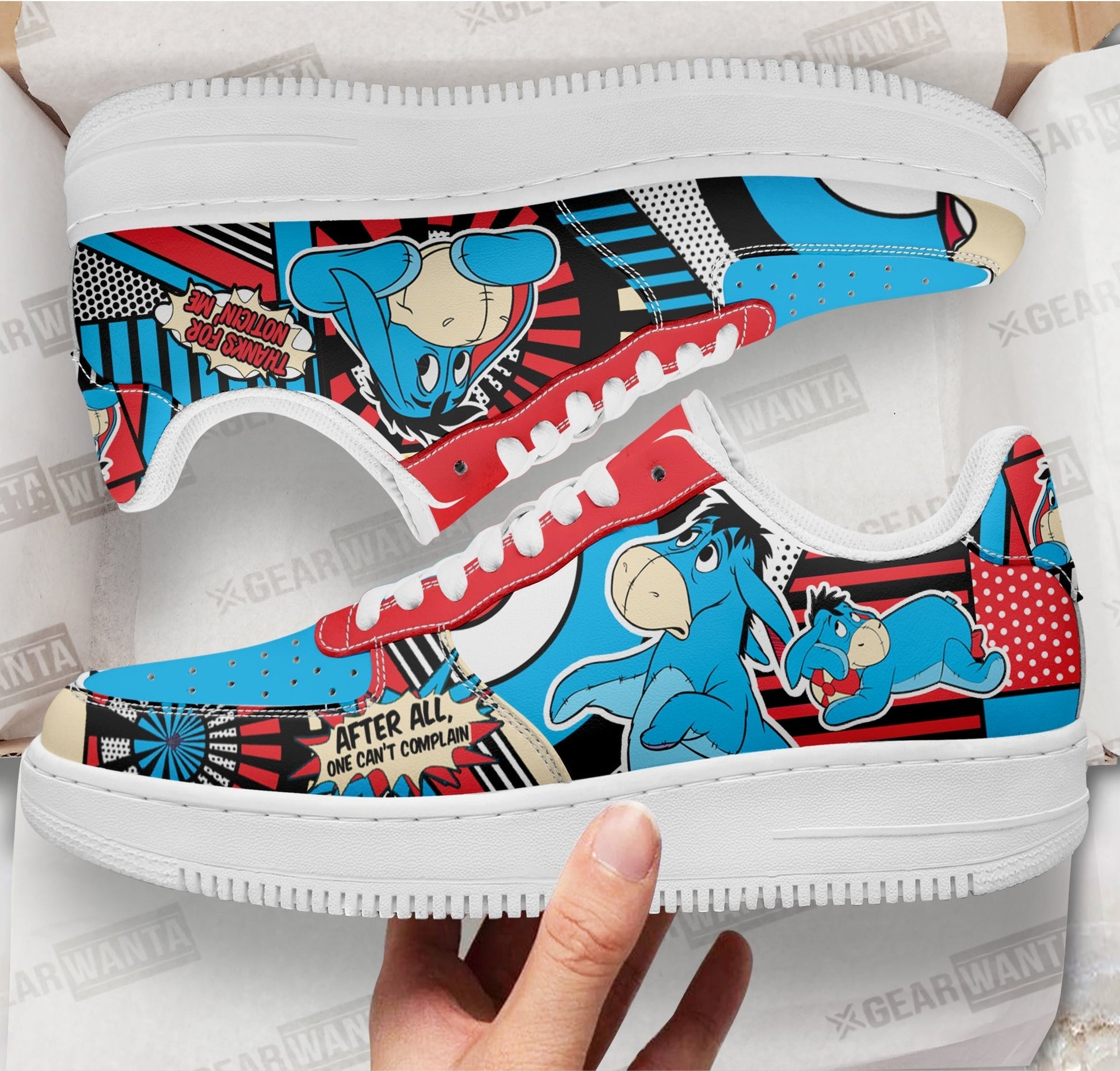 Winnie The Pooh Eeyore Air Sneakers Custom-Gear Wanta