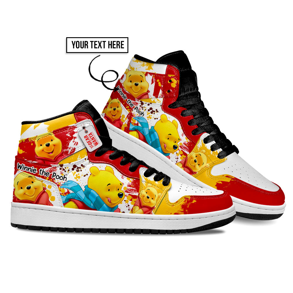 Winnie the Pooh J1 Shoes Custom For Fans- gearwanta.com