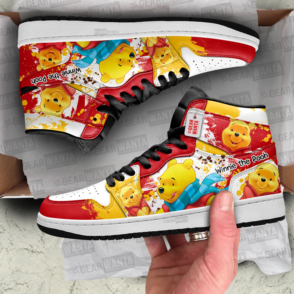 Winnie the Pooh J1 Shoes Custom For Fans- gearwanta.com