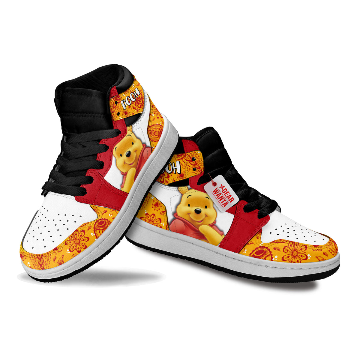 Winnie the Pooh Kid J1s Sneakers Cartoon Collection - Gearwanta.com