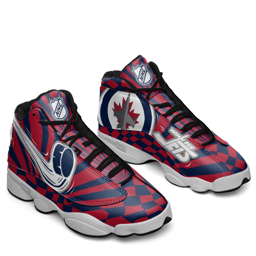 Winnipeg Jets J13 Sneakers Sport Custom Shoes-Gear Wanta