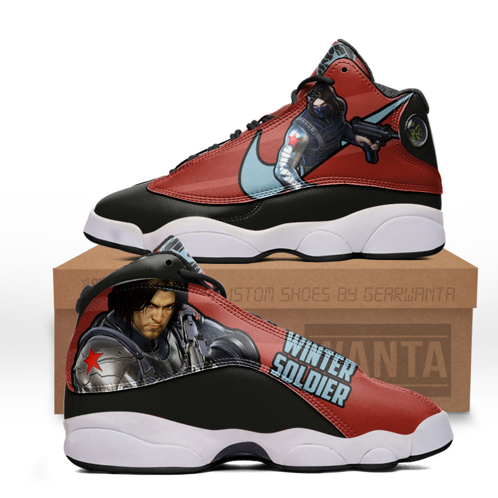 Winter Soldier J13 Sneakers Super Heroes Custom Shoes-Gear Wanta