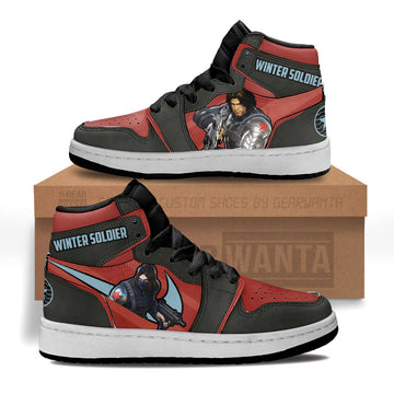 Winter Soldier Kid Sneakers Custom-Gear Wanta