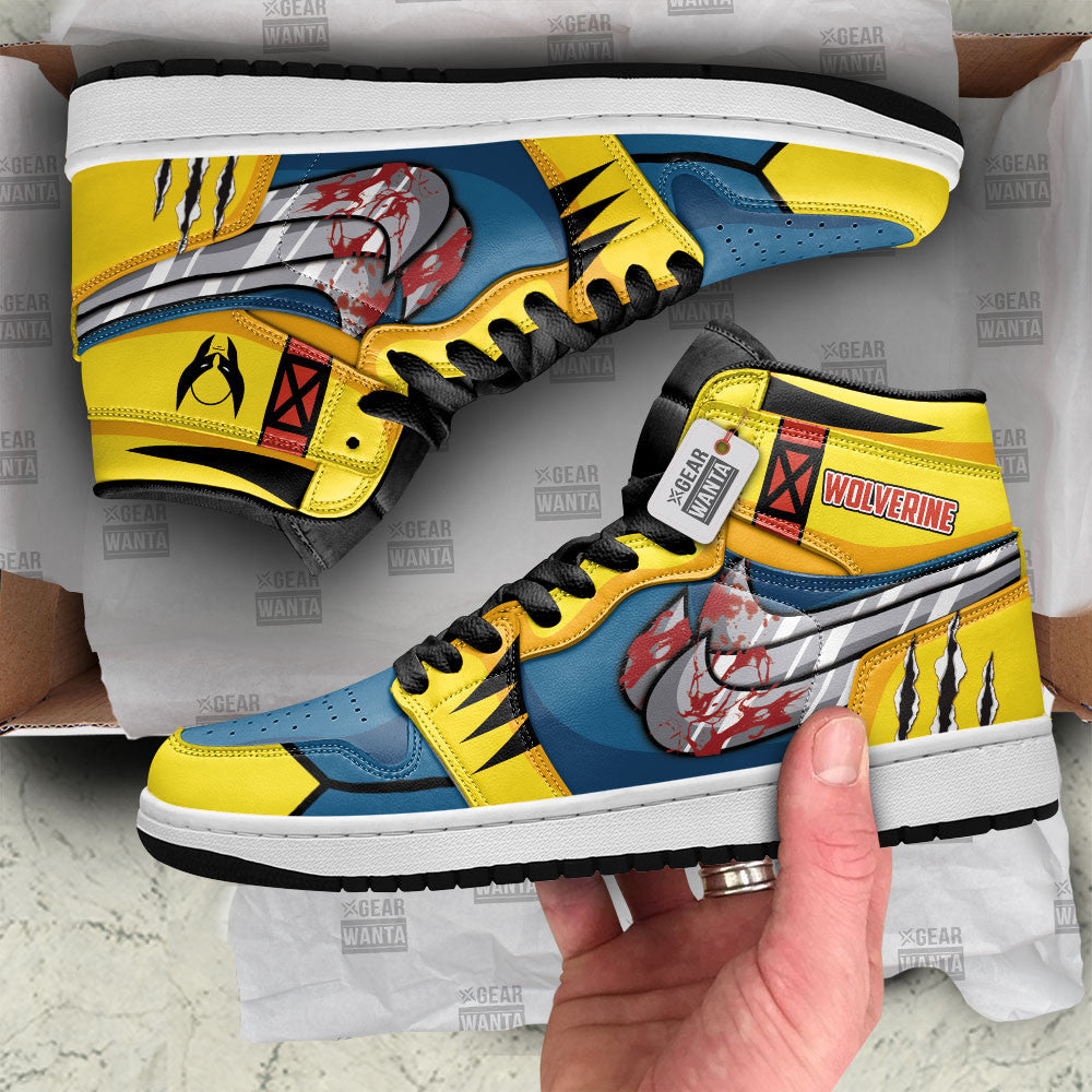 Wolverine Shoes Custom Movies J1-Sneakers Personalized Gearwanta.com