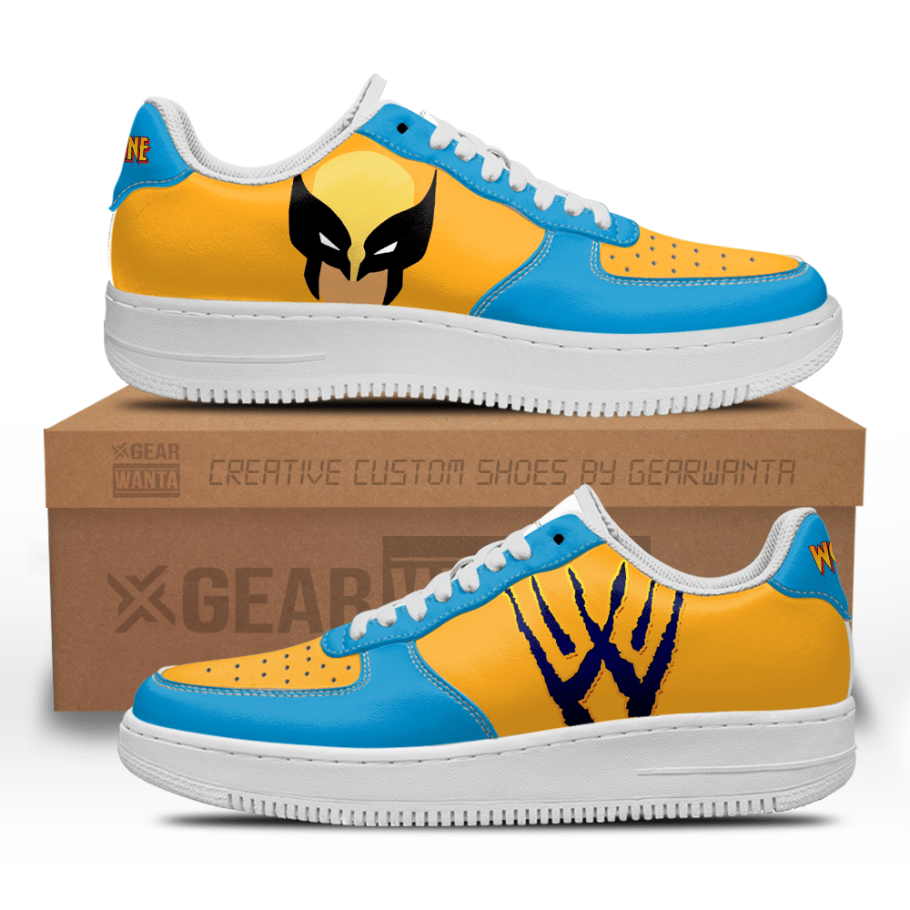 Wolverine Super Hero Custom Air Sneakers QD22-Gear Wanta