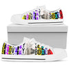Women's Low Top Canvas Shoes For Boxer Dog Lovers-Gear Wanta