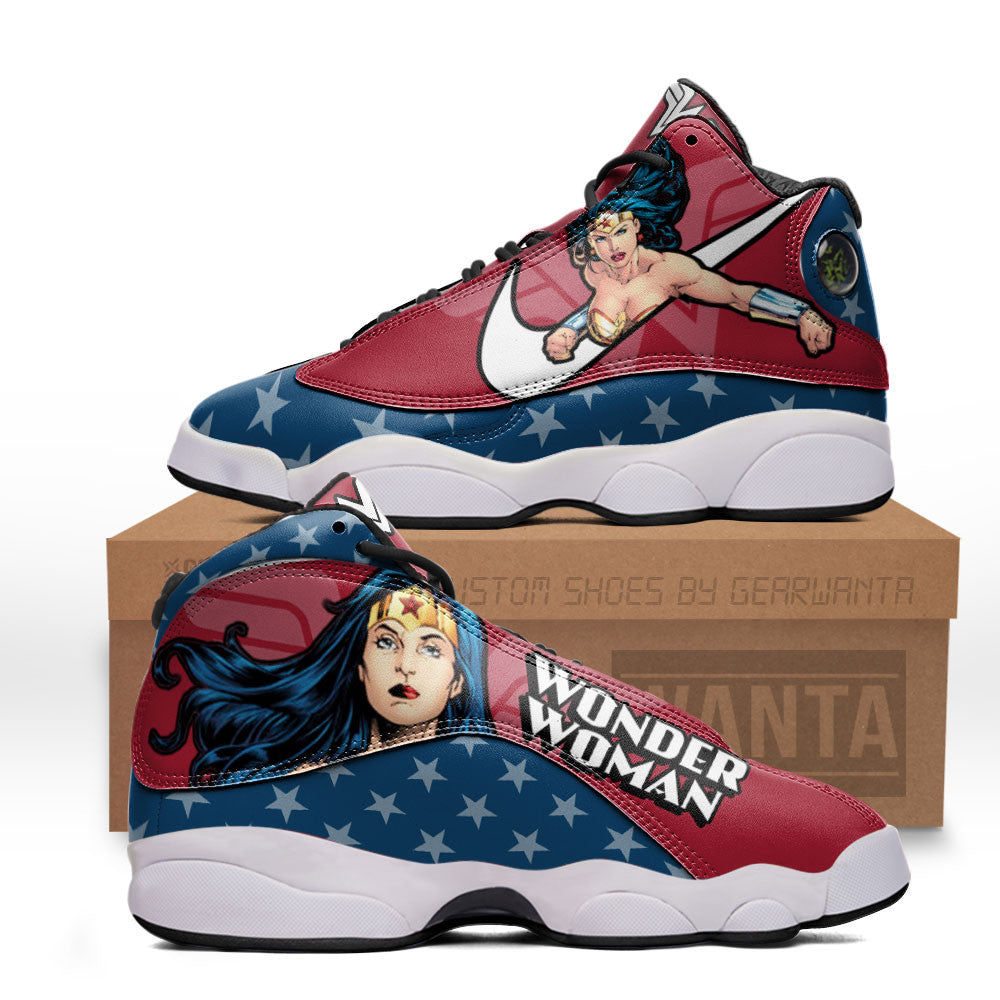Wonder Woman J13 Sneakers Super Heroes Custom Shoes-Gear Wanta