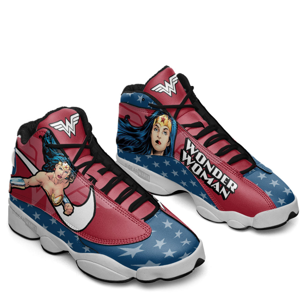 Wonder Woman J13 Sneakers Super Heroes Custom Shoes-Gear Wanta